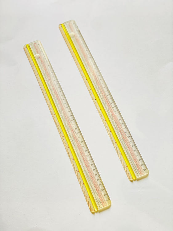 Picture of MR37 METRIC RULER WITH VARIOUS MEASURMENTS 37CM